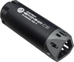 ACETECH Airsoft sekimo įtaisas Brighter CS 14 mm CCW neigiamas sriegis nuo M14 iki M11+, tinkamas žaliems/gelio BBS, LED RGB/šviesos (Brighter CS Black/Grey - Beam Tracer)