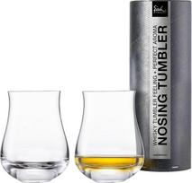 EISCH Whisky Nosing Tumbler Gentleman (2 vnt.) dovanų tūbelėje, rankų darbo stiklinės gryno viskio ir viskio kokteilių degustacijai, indaplovėje plaunamos krištolinės stiklinės (Prekės Nr. 180433)