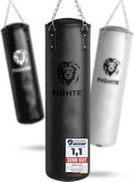 FIGHTR® Boxsack gefüllt/ungefüllt - extrem robust & langlebig | Boxsack Set inkl. 4 tašų krepšys boksui, kikboksui, MMA, Muay Thai ir kitoms sporto šakoms