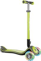 GLOBBER Elite Deluxe Lights vaikiškas paspirtukas, 120/80 mm, ABEC 5, 3 ratai, reguliuojamas aukštis, LED ratai