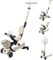 GLOBBER GO-UP Baby Lights 360° - Tretroller, Dreirad und Laufrad für Kinder - höhenverstellbares Kinderfahrzeug - 3rädrig bis 9 Jahre - Bunte LED-Leuchtrollen