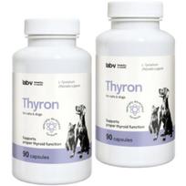 LAB-V Thyron - Normalios skydliaukės funkcijos palaikymas šunims ir katėms 2x90 kapsulių