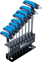 8485 9gb Atsuktuvų rinkinys T formos rankena TORX T10-T50 BGS