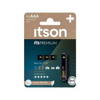 Maitinimo elementai ITSON, AAA, 1,5 V, 4 vnt.
