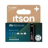 Maitinimo elementai ITSON, AAA, 1,5 V, 8 vnt.