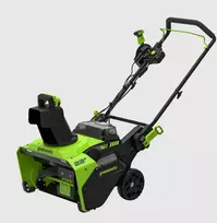 Akumuliatorinis sniego valytuvas Greenworks gd60st, 60V (be akumuliatoriaus ir kroviklio)