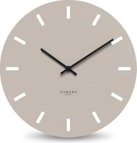 "Cander Berlin" MNU 2550 P XXL sieninis laikrodis Tylus 50 cm be tiksėjimo garsų Analoginis Gyvenamasis kambarys Modernus Derlius Šiltai pilkas Didelis