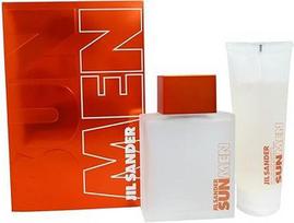 "Jil Sander Sun" dovanų rinkinys vyrams (tualetinis vanduo, 75 ml + šampūnas, 75 ml)