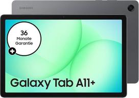 "Samsung Galaxy Tab A11+", planšetė su dirbtiniu intelektu, 11 colių ekranas, 90 Hz atnaujinimo dažnis, 128GB atminties, 6GB RAM, "Android", "Dolby Atmos" keturių garsiakalbių sistema, pilka, 3 metų garantija
