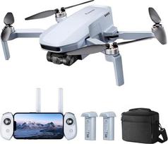Potensic ATOM SE GPS dronas su 4K ledo kamera, 2 baterijos 62 min. Skrydžio laikas, iki 249 g, C0, 4KM FPV transliacija, bešepetėlinis variklis, maks. 16 m/s, Follow-Me / automatinis grįžimas, pradedantiesiems, suaugusiems