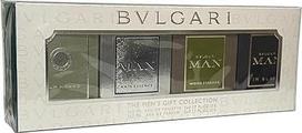 The Mens Gift Collection by Bvlgari for Men - 4 dalių mini dovanų rinkinys po 5 ml EDT ir EDP purslų - Bvlgari for Men, Man Rain Essence, Man in Black