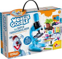 WOOZLE GOOZLE Super tyrimų laboratorija (eksperimentų dėžė): 2 viename: didelė eksperimentų dėžė + aukštos kokybės mikroskopas!