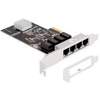 Delock PCIe x4 to 4 x RJ45Gbit, LAN adapter (Realtek RTL8111H) 88618