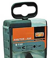 Grąžtas Bahco antgaliai tx10 25 mm - 59s/t10-30p pramoniniai antgaliai, 30 vnt. dėžutėse