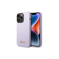 Viedtālruņa aizmugurējais vāciņš Apple iPhone 14 Pro Max 4G Metal Logo Violet