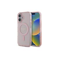 Viedtālruņa aizmugurējais vāciņš Apple Iphone 16 Hardcase IML Pink, Transparent