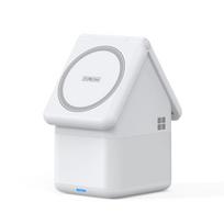 Duzzona W20 15W 4in1 indukcinis įkroviklis iPhone / AirPods / Apple Watch su naktine lempa - balta