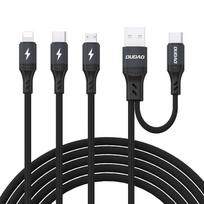 Daugiafunkcinis Kabelis Usb-a Usb-c į "lightning" Usb-c Microusb 66w - Juodas