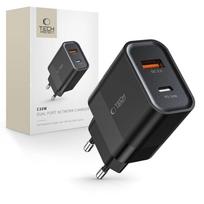 C30w Usb-c Usb-a Tinklo įkroviklis 30 W - Juodas