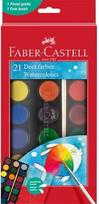 Faber-Castell - Watercolour paint box - 21 colours (125027)