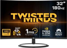 Twisted Minds - 32 HDR (R1500) FHD 180Hz VA 1ms HDMI2.0 Gaming Monitor TM32CFHD180VA