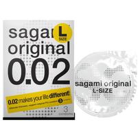 Sagami Original 0,02 L - prezervatyvai - 58mm - 3 vnt.