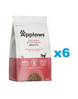 APPLAWS Cat Adult Chicken with Extra Duck 2,4 kg (6x400 g) vištiena ir antis suaugusioms katėms