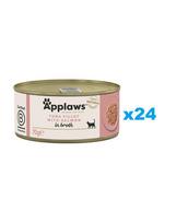 APPLAWS Cat Tuno filė su lašiša sultinyje 24x70 g