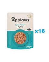 APPLAWS Cat Adult Pouch Tuna in Jelly tuno filė drebučiuose 16x70 g