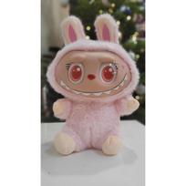 Didelis, labai mielas pliušinis Labubu monsters žaislas - rožinis 32 cm
