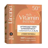 LIRENE_Rich Vitamin Intense lifting dienos kremas su vitaminais A,C,E,B3,B5 SPF20 50ml