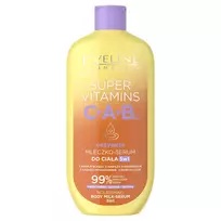 EVELINE_Super Vitamins C+A+B12 maitinamasis pieno ir kūno serumas 350ml
