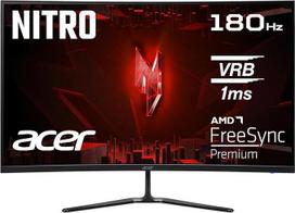 "Acer Nitro ED320QR S3" 31,5 colių (80 cm ekranas) "Full HD", VA, 180 Hz, 5 ms (GTG), DP 1.4, 2xHDMI 2.0, išlenktas, "FreeSync Premium