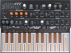 "Arturia" - "MicroFreak" sintezatoriaus klaviatūra - 25 klavišų hibridinis sintezatorius su PCB klaviatūra, bangų ir skaitmeniniais osciliatoriais, analoginiais filtrais