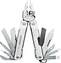 "Leatherman Super Tool 300" nerūdijančio plieno juodo oksido, su keičiamu nailoniniu Molle dėklu