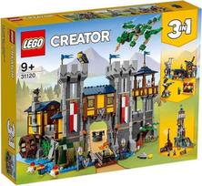 "LEGO Creator" viduramžių pilies konstravimo žaislas su drakono figūrėle, nuo 9 metų, 1426 detalės
