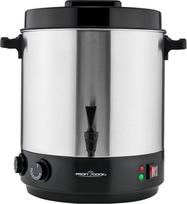 "ProfiCook 2-in-1" karštų gėrimų ir konservavimo aparatas, 32 l talpa, palaikymo funkcija, laikmatis, 2100 W, 30 °C - 100 °C, nerūdijančio plieno troškinimo indas, karštų gėrimų dozatorius su išleidimo čiaupu, PC EKA 1283