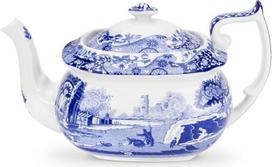 "Spode" mėlynas itališkas arbatinukas