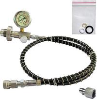 DRYHTEN suslėgto oro baliono talpykla G5/8 (5/8BSPP) DIN užpildymo stoties vožtuvo adapteris užpildymo jungtis HPA nardymo sporto kvėpavimo prietaiso pildymo stotis su 1 metro žarna Nerūdijantis plienas 310