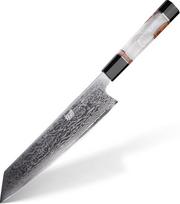 FINDKING 9 colių japoniškas Kiritsuke peilis, aštrus japoniškas virtuvinis peilis, damaskinis virtuvinis peilis profesionaliems ir namų šefams (serija BLACK-ROSE)