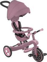 GLOBBER Explorer Trike 4-in-1 ECO vežimėlis, triratukas ir balansinis dviratukas, 10/8,5 colio, TPR sėdynė, reguliuojamas aukštis, uogų spalvos