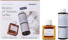 KORRES Lefko EDT ir dušo želė rinkinys, 300 ml