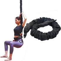 PRIOR FITNESS Vienkartinė Bungee fitneso pasipriešinimo virvė, oro šokių vienkartinė pasipriešinimo juosta, antigravitacinė fitneso treniruočių juosta, be priedų, profesionali įranga namų fitneso pratyboms