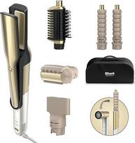 Shark Glam Multistyler und Haartrockner für glatte Haare, Wellen und Locken, mit hitzekontrollierter Keramik, Gloss-Lock-Technologie und 5 Styling-Aufsätzen inkl. Silki, Glossi, HD6051SEU