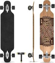 SKATRO Dropthrough Freeride Longboard riedlentė - įskaitant T-Tool