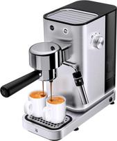 WMF "Lumero" espreso aparato portafilteris 1400 W, portafilteris, 3 įdėklai, 1-2 puodeliams espreso, taip pat padėkliukams, 15 barų, puodelių lentynėlė, pieno putų antgalis, matinis nerūdijantis plienas