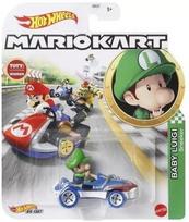 Mattel Hot Wheels Color Changers Mario Kart Baby Luigi Sneeker GBG25 / HDB2