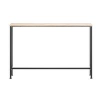 Konsolinis stalas 120x20x80cm., juodos/šviesiai rudos spalvos