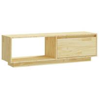 Televizoriaus spintelė，TV spintelė，TV staliukas, 110x30x33,5cm, pušies medienos masyvas CFE401194