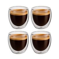 Winder Home dvigubo stiklo puodeliai Coffee, 4 vnt po 250 ml